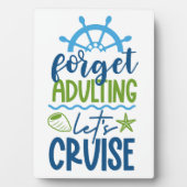 Plaque Photo Croisière (Devant)