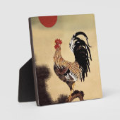 Plaque Photo Croisière de coq par Ito Jakuchu (Recto)