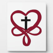Plaque Photo Croix chrétienne de l'infini (Devant)