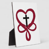 Plaque Photo Croix chrétienne de l'infini (Côté)