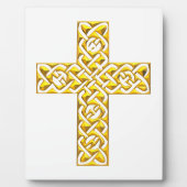 Plaque Photo Croix d'or (Devant)