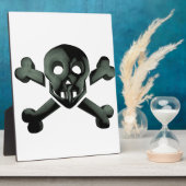 Plaque Photo croix du crâne (Côté)