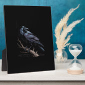 Plaque Photo Crow, F-Caw-F Funny Bird Funny Quote (Côté)