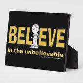 Plaque Photo Croyez en l'incroyable (Côté)