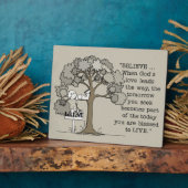 PLAQUE PHOTO CROYEZ VIVRE (Côté)