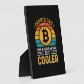 Plaque Photo Crypto Papa Retro Sunset (Côté)