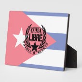 Plaque Photo Cuba Libre Motto Laurels (Côté)