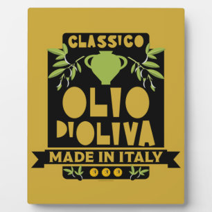 Plaque Photo Cuisine italienne d'huile d'olive