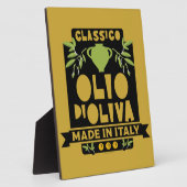 Plaque Photo Cuisine italienne d'huile d'olive (Côté)