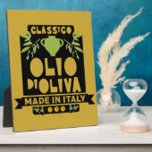 Plaque Photo Cuisine italienne d'huile d'olive (Côté)