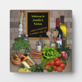 Plaque Photo Cuisine (personnalisable) (Devant)