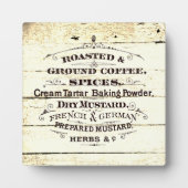 Plaque Photo Cuisine vintage (Devant)