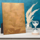 Plaque Photo Cuivre Métallique Main brossée (Côté)