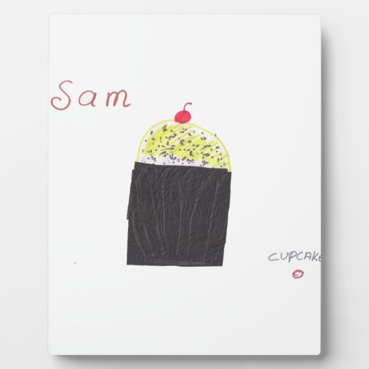 PLAQUE PHOTO CUPCAKE (Devant)