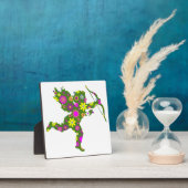 PLAQUE PHOTO CUPIDE FLORAL (Insitu)