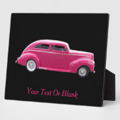 Plaque Photo Custom 1940 Famous American Make Sedan (Côté)