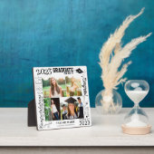 Plaque Photo Custom 4 Collage photo Graduation 2023 Blanc (Insitu)
