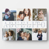 Plaque Photo Custom Abuelito Grandchildren Photo Collage (Devant)