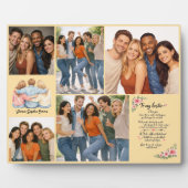 Plaque Photo Custom Best Friend – Perfect Friendship Day (Devant)