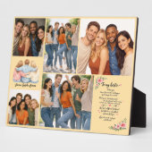 Plaque Photo Custom Best Friend – Perfect Friendship Day (Côté)