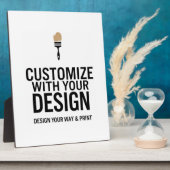 Plaque Photo Custom Company Branded Personalized Minimalist  (Côté)