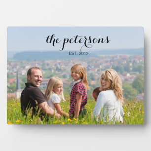 Plaque Photo Custom Cute Beautiful Smiling Family Photo College