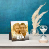 Plaque Photo Custom Dad Established Modern Bold Text Photo (Insitu)