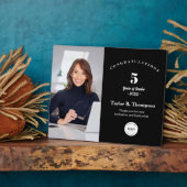Plaque Photo Custom Employee Recognition Photo 5 Year service (Côté)