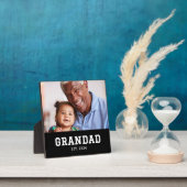 Plaque Photo Custom Grandad Established Modern Photo (Insitu)