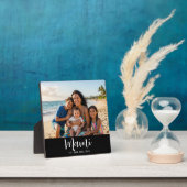 Plaque Photo Custom Mami Established Modern Script Photo (Insitu)