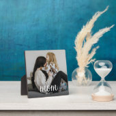 Plaque Photo Custom Mom Established Modern Script Photo (Insitu)