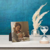 Plaque Photo Custom Mom Established Modern Script Photo (Insitu)