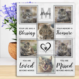 Plaque Photo Custom Photo Collage Unique Pet Memorial