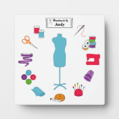 Plaque Photo Customiser le Étiquette coudre à droite (Devant)