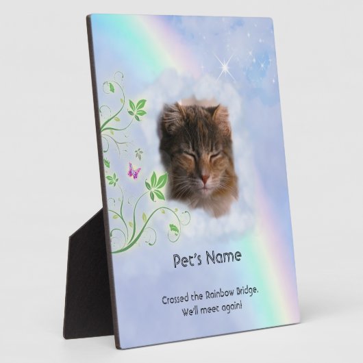 Plaque Photo (Customizable) Rainbow Bridge (Côté)