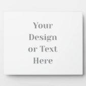 Plaque Photo Customizable Your Design or Text Here Personalized (Devant)