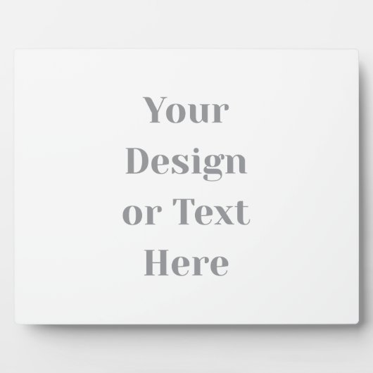 Plaque Photo Customizable Your Design or Text Here Personalized (Devant)