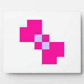 Plaque Photo Cute 8 bits Pixel Bow (Devant)