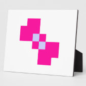 Plaque Photo Cute 8 bits Pixel Bow (Côté)