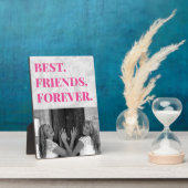 Plaque Photo Cute Best Friend BFF Bestie Photo (Côté)