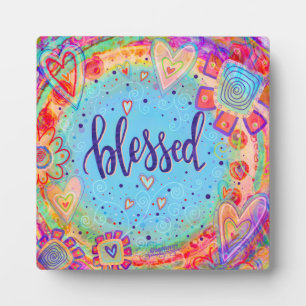 Plaque Photo Cute Blessé Whimsical Fun Inspirivity Easel