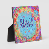 Plaque Photo Cute Blessé Whimsical Fun Inspirivity Easel (Recto)