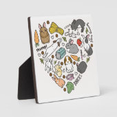 Plaque Photo  Cute Bunny Bunnies Reusable friendly Bunny Lover (Recto)