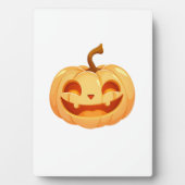 Plaque Photo Cute Citrouille Jack-o'-lantern Turtle Mer Hallowe (Devant)