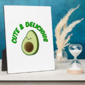 Plaque Photo Cute Et Délicieux Avocado (Côté)