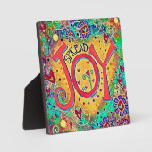 Plaque Photo Cute Fun Étendre Joie Inspirationnelle (Recto)