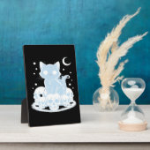 Plaque Photo Cute Halloween Kitten Chat Gothique Esthétique Ess (Côté)