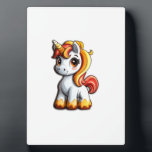 Plaque Photo Cute Halloween Unicorn Candy Corn Horn Magical Hor<br><div class="desc">Cute Halloween Unicorn Candy Corn Horn Magical Horse Fall Long Sleeve T-Shirt</div>