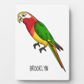 Plaque Photo Cute happy parrot (Devant)