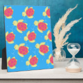 Plaque Photo Cute Motif de tortue de mer (Côté)